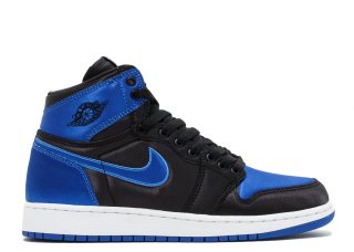 Air Jordan 1 Retro High Og Bg Ep (Gs) "Royal Satin" Bleu Noir (aa4073-007)