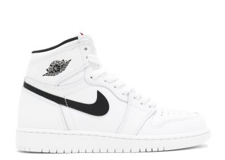 Air Jordan 1 Retro High Og Bg (Gs) "Ying Yang Pack" Blanc Noir (575441-102)