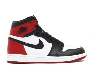 Air Jordan 1 Retro High Og "Black Toe 2016 Release" Blanc Noir Rouge (555088-125)