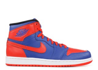 Air Jordan 1 Retro High Og "Knicks" Bleu Orange (555088-407)