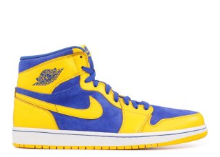 Air Jordan 1 Retro High Og "Laney" Bleu Jaune (555088-707)