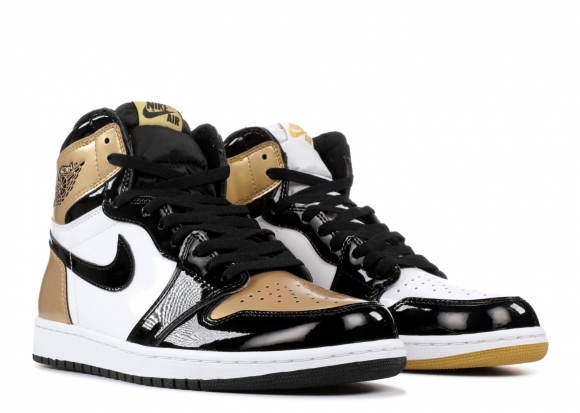 Air Jordan 1 Retro High Og Nrg "Gold Top 3" Noir Métallique Or (861428-001)