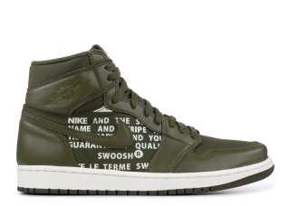 Air Jordan 1 Retro High Og "Olive Canvas" Olive (555088-300)