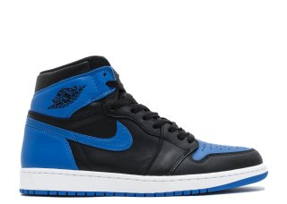 Air Jordan 1 Retro High Og "Royal 2017 Release" Noir Bleu Blanc (555088-007)