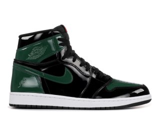 Air Jordan 1 Retro High Og Sf "Solefly Art Basel Friends And Family" Noir Vert (av3905-038)