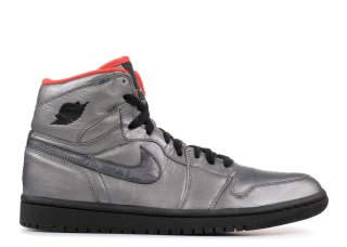 Air Jordan 1 Retro High Premier "Pewter" Argent Noir (332134-001)