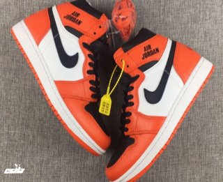 Air Jordan 1 Retro High "Rare Air" Orange Noir