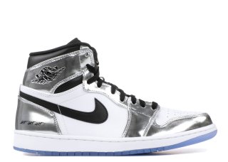 Air Jordan 1 Retro High Think 16 "Kawhi Leonard" Blanc Argent (aq7476-016)