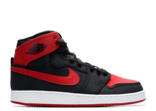 Air Jordan 1 Retro Ko High "Bred" Noir Rouge (638471-001)