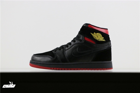 Air Jordan 1 Retro "Last Shot" Noir Rouge