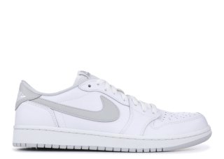 Air Jordan 1 Retro Low Og Gris Blanc (705329-100)