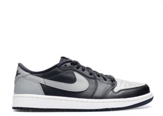 Air Jordan 1 Retro Low Og "Shadow" Black White Grey (705329-003)