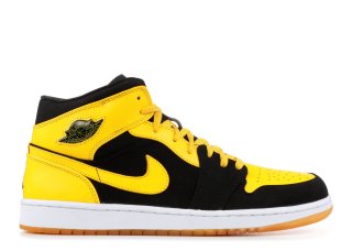 Air Jordan 1 Retro "Old Love New Love/Beginning Moments" Black White Varsity Maize (136085-072)