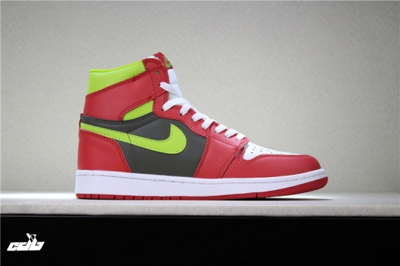 Air Jordan 1 Retro Rose Volt Blanc