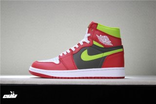 Air Jordan 1 Rouge Noir Volt Blanc