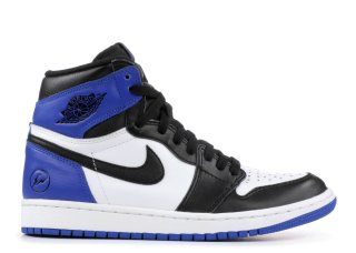 Air Jordan 1 X Fragment "Fragment Friends And Family" Noir Blanc Bleu (716371-040)