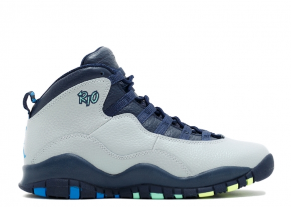 Air Jordan 10 Retro Bg (Gs) "Rio" Gris (310806-019)