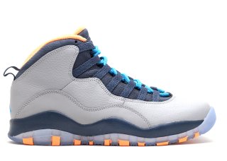 Air Jordan 10 Retro "Bobcats" Gris Marine (310805-026)