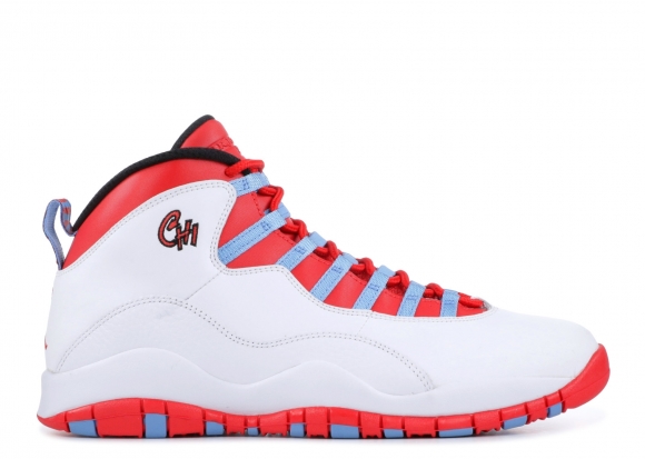 Air Jordan 10 Retro "Chicago" Blanc Orange Gris (310805-114)