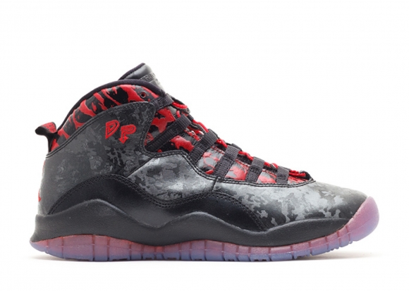 Air Jordan 10 Retro Db (Gs) "Doernbecher" Noir Rouge (641746-060)