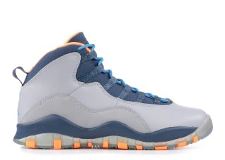 Air Jordan 10 Retro (Gs) "Bobcats" Gris Marine (310806-026)