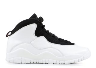 Air Jordan 10 Retro (Gs) "Im Back" Blanc Noir (310806-104)