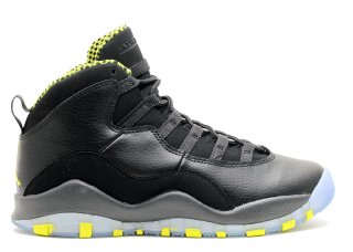 Air Jordan 10 Retro (Gs) "Venom" Noir Vert (310806-033)