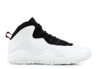 Air Jordan 10 Retro "Im Back" Blanc Noir (310805-104)