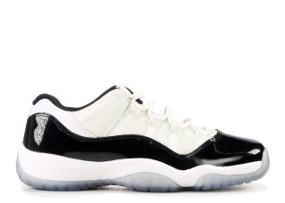 Air Jordan 11 Low Bg (Gs) "Concord" Blanc Noir (528896-153)