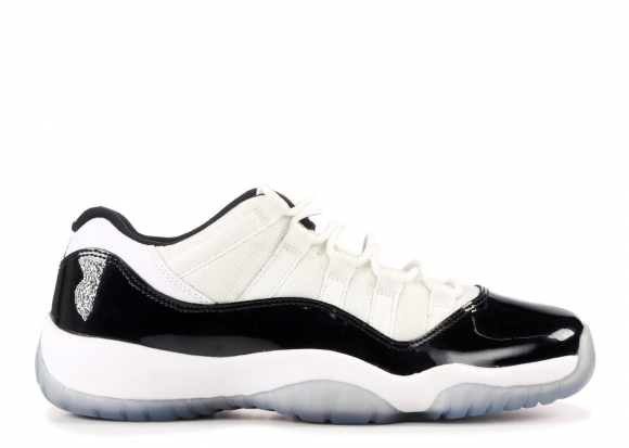 Air Jordan 11 Low (Gs) "Concord" Blanc Noir (528896-153)