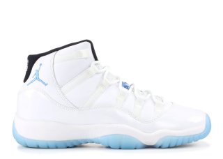 Air Jordan 11 Retro Bg (Gs) "Legend Bleue" Blanc Bleu (378038-117)