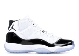 Air Jordan 11 Retro (Gs) "Concord 2018 Release" Blanc Noir (378038-100)