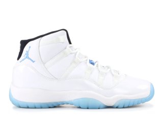 Air Jordan 11 Retro (Gs) "Legend Bleue" Blanc Bleu (378038-117)