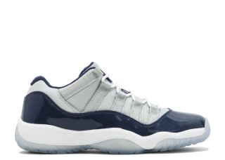 Air Jordan 11 Retro Low Bg (Gs) "Georgetown" Gris Marine (528896-007)