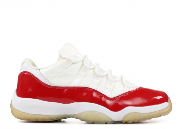 Air Jordan 11 Retro Low Blanc Rouge (136053-161)