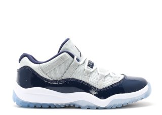 Air Jordan 11 Retro Low Bp (Ps) "Georgetown" Gris Marine (505835-007)