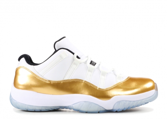 Air Jordan 11 Retro Low "Closing Ceremony" Blanc Or (528895-103)