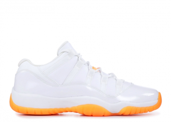 Air Jordan 11 Retro Low (Gs) "Citrus" Blanc Orange (580521-139)