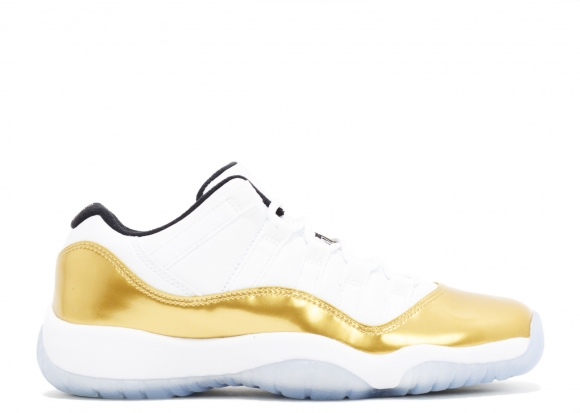 Air Jordan 11 Retro Low (Gs) "Closing Ceremony" Blanc Or (528896-103)