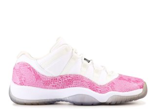 Air Jordan 11 Retro Low (Gs) "Snake" Blanc Rose (580521-108)