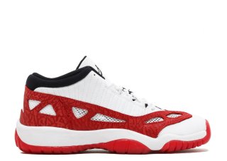 Air Jordan 11 Retro Low Ie Gb (Gs) Rouge Blanc (919713-101)