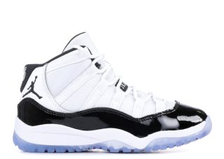 Air Jordan 11 Retro (Ps) "Concord 2018 Release" Blanc Noir (378039-100)