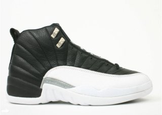 Air Jordan 12 (Og) "Playoff" Noir Blanc (136001-016)