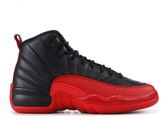 Air Jordan 12 Retro Bg (Gs) "Flu Game 2016 Release" Noir Rouge (153265-002)