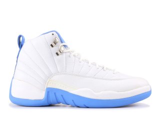 Air Jordan 12 Retro Blanc Bleu (136001-142)