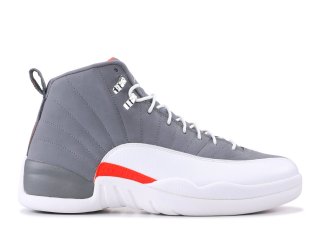 Air Jordan 12 Retro "Cool Grey" Gris Orange (130690-012)