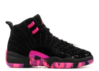 Air Jordan 12 Retro Db Bg "Doernbecher" Noir Rose (ah6988-023)