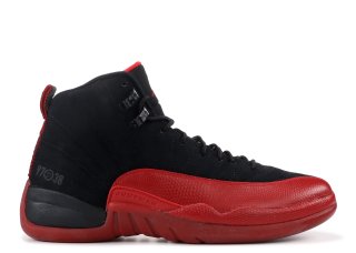 Air Jordan 12 Retro "Flu Game" Noir Rouge (130690-065)