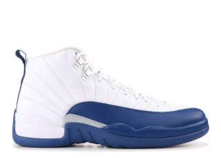 Air Jordan 12 Retro "French Bleue" Blanc Bleu (130690-113)