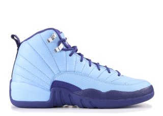 Air Jordan 12 Retro Gg (Gs) "Hornets" Bleu (510815-418)